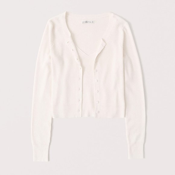 Abercrombie & Fitch Sweaters - Abercrombie tank and cardigan set XXS